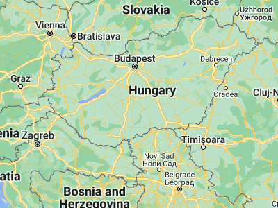 Map showing location of Akasztó (46.69167, 19.20423)