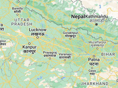 Map showing location of Akbarpur (26.43043, 82.53673)