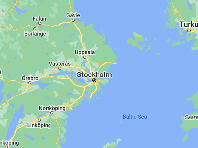 Map showing location of Åkersberga (59.47944, 18.29967)