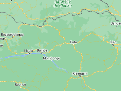 Map showing location of Aketi (2.73877, 23.78326)