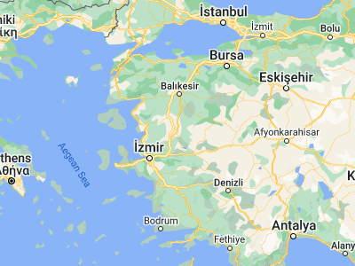 Map showing location of Akhisar (38.91852, 27.84006)