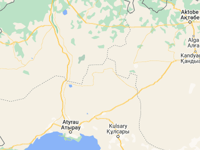 Map showing location of Akkol’ (48.77177, 53.1858)