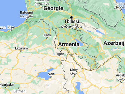 Map showing location of Aknalich (40.14315, 44.1498)