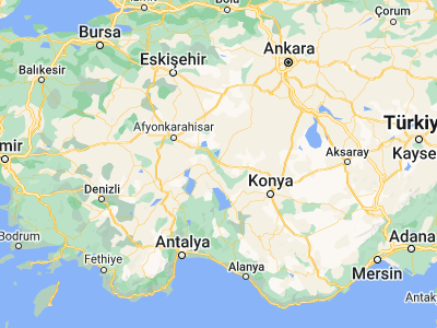 Map showing location of Akşehir (38.3575, 31.41639)