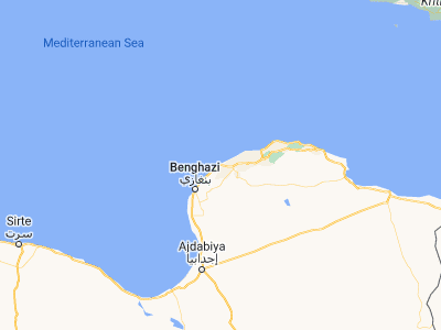 Map showing location of Al ‘Āqūrīyah (32.53414, 20.57911)