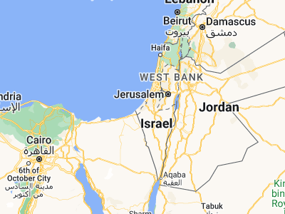 Map showing location of Al Burayj (31.43944, 34.40306)