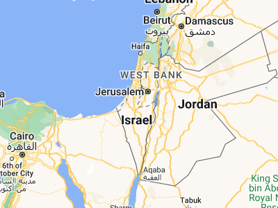 Map showing location of Al Burj (31.43609, 34.91697)