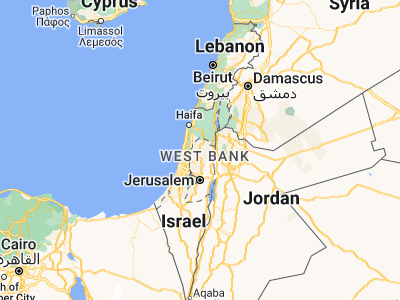 Map showing location of Al Fandaqūmīyah (32.3206, 35.20329)