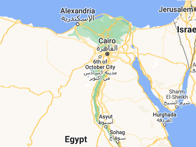 Map showing location of Al Fayyūm (29.30995, 30.8418)