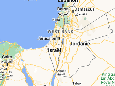 Map showing location of Al Ḩīlah (31.47454, 35.10742)