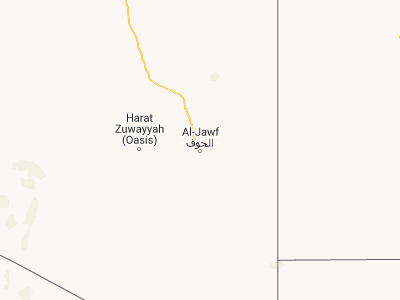 Map showing location of Al Jawf (24.1989, 23.29093)