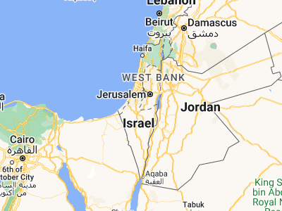 Map showing location of Al Majd (31.48056, 34.95108)