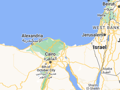 Map showing location of Al Manzilah (31.15815, 31.937)