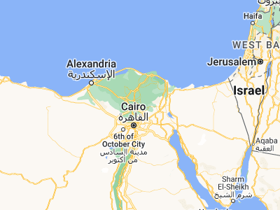 Map showing location of Al Qanāyāt (30.6188, 31.46099)