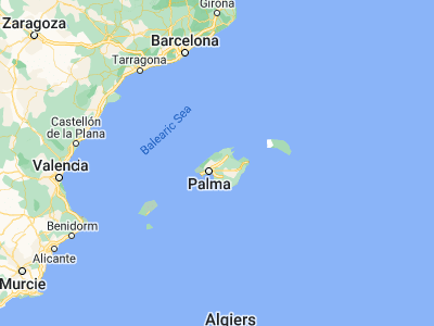 Map showing location of Alaró (39.70441, 2.79181)
