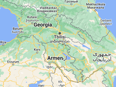 Map showing location of Alaverdi (41.09766, 44.67316)