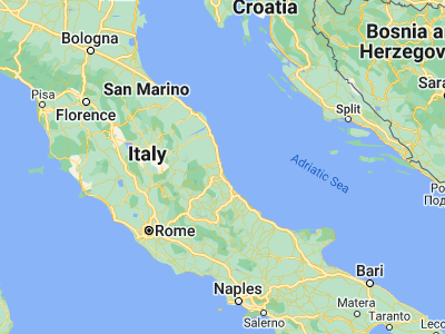 Map showing location of Alba Adriatica (42.83176, 13.9259)