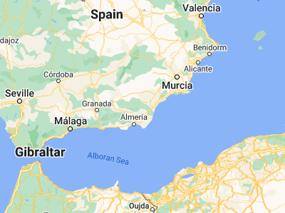 Map showing location of Albánchez (37.28361, -2.18229)