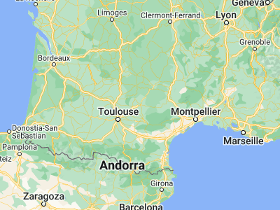 Map showing location of Albi (43.9298, 2.148)