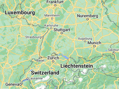 Map showing location of Albstadt (48.21644, 9.02596)