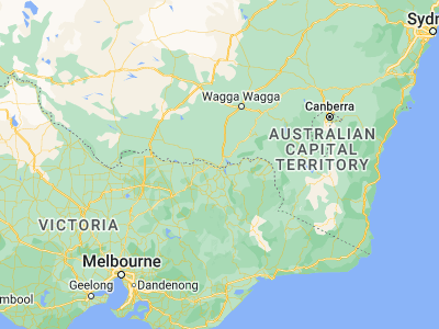 Map showing location of Albury (-36.07494, 146.92394)
