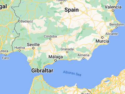 Map showing location of Alcalá la Real (37.4614, -3.92301)
