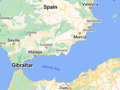 Map showing location of Alcóntar (37.33647, -2.59725)