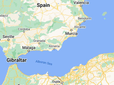 Map showing location of Alcudia de Monteagud (37.23529, -2.2665)