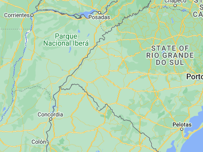 Map showing location of Alegrete (-29.78306, -55.79194)