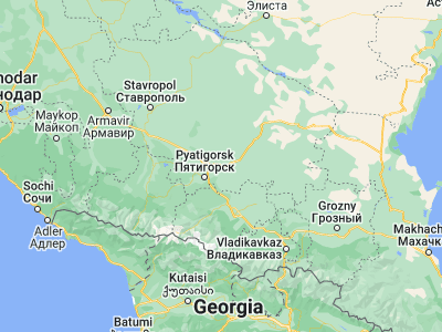 Map showing location of Aleksandriyskaya (44.22722, 43.34528)