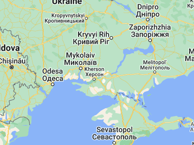 Map showing location of Aleksandrovka (46.83826, 32.76116)