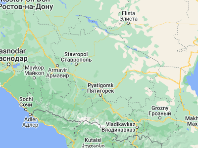 Map showing location of Aleksandrovskoye (44.71417, 43.00083)