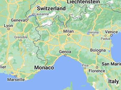 Map showing location of Alessandria (44.91245, 8.61894)