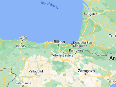 Map showing location of Algorta (43.34927, -3.0094)