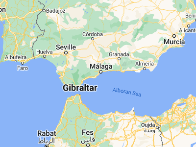 Map showing location of Alhaurín de la Torre (36.66401, -4.56139)