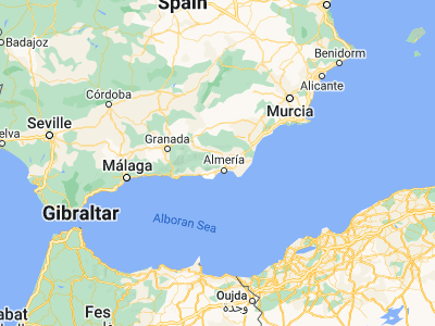 Map showing location of Alicún (36.9658, -2.60212)