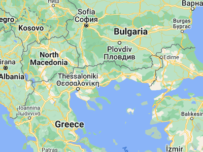 Map showing location of Alistráti (41.06667, 23.95)