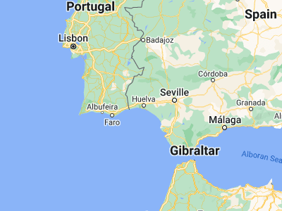 Map showing location of Aljaraque (37.2699, -7.02312)