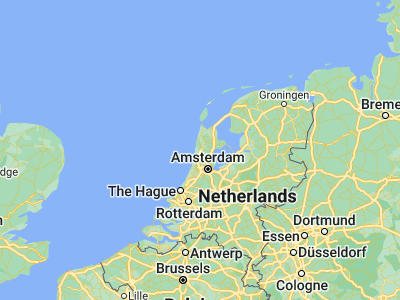 Map showing location of Alkmaar (52.63167, 4.74861)
