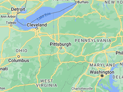 Map showing location of Allison Park (40.55951, -79.95867)