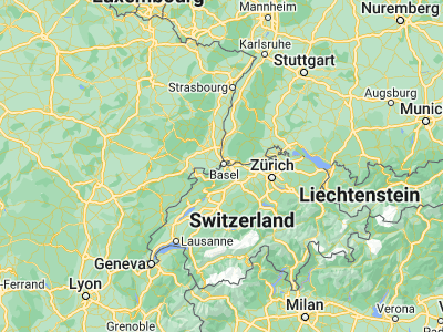 Map showing location of Allschwil (47.55074, 7.53599)