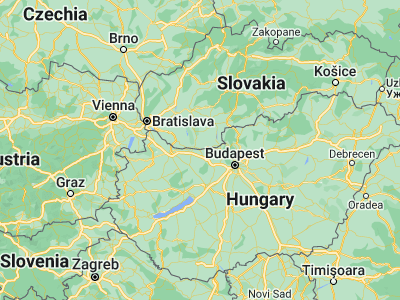 Map showing location of Almásfüzitő (47.72752, 18.26153)