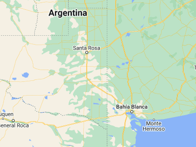 Map showing location of Alpachiri (-37.37704, -63.77445)