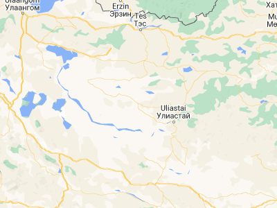 Map showing location of Altan (48.11667, 95.71667)
