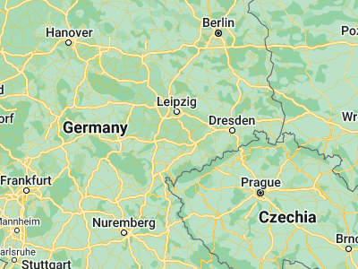 Map showing location of Altenburg (50.98763, 12.43684)