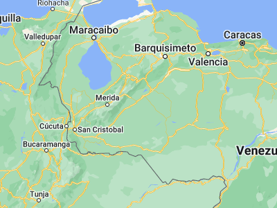 Map showing location of Alto Barinas (8.5931, -70.2261)