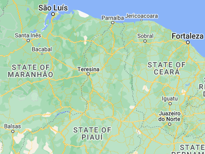 Map showing location of Alto Longá (-5.25111, -42.21028)