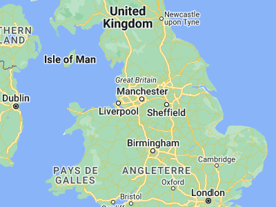 Map showing location of Altrincham (53.38752, -2.34848)
