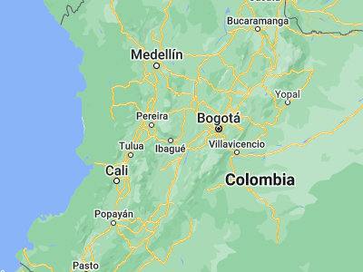 Map showing location of Alvarado (4.56612, -74.96229)