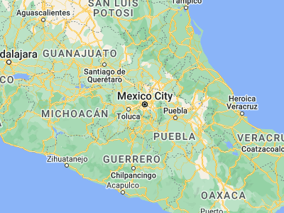 Map showing location of Alvaro Obregón (19.37333, -99.225)